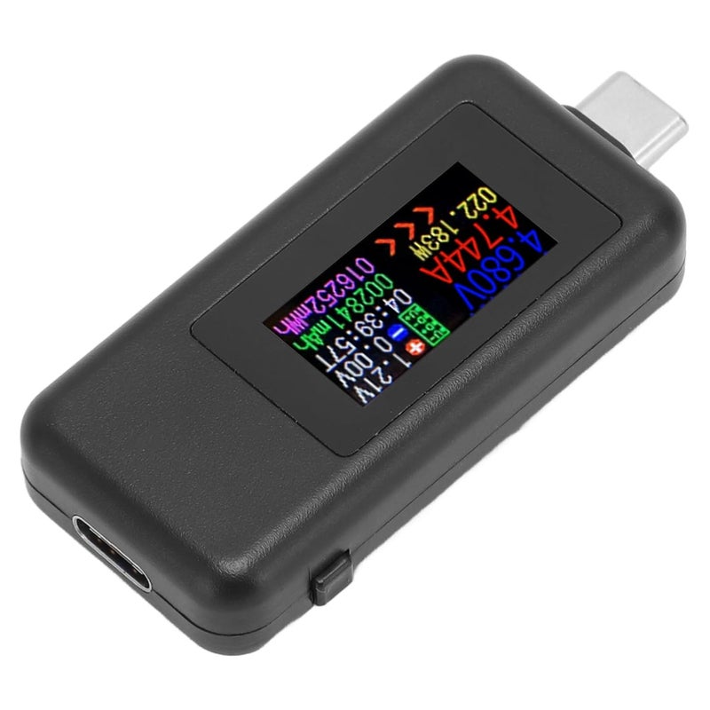 USB Type C Digital Display Voltage Current Meter Compact Plastic Case for Mobile Phone - Image 4
